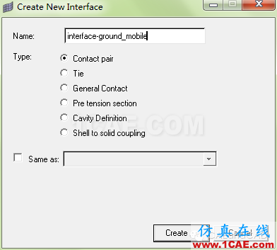 案例：板砖跌落应用，hypermesh设置surface contacthypermesh培训教程图片10