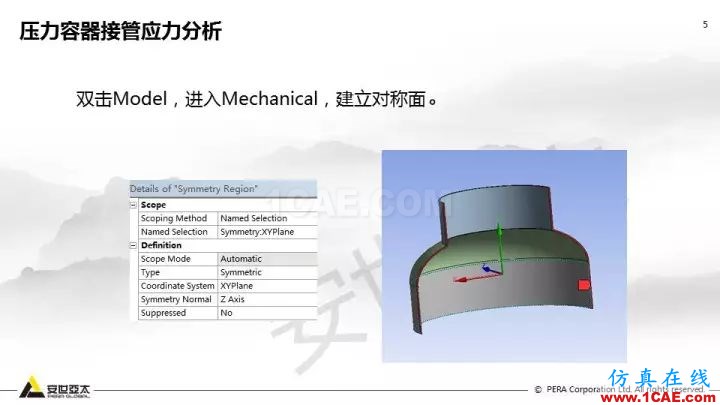 案例分享 | ANSYS Workbench 在压力容器分析中的应用ansys分析案例图片5