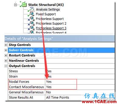 如何在ANSYS WORKBENCH中查看装配体内零件之间的合作用力？ansys仿真分析图片9