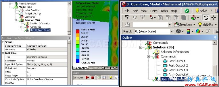 技术分享 | 【完结篇】 APDL在ANSYS WORKBENCH MECHANICAL中的应用—“Solution”中插入命令ansys分析案例图片2