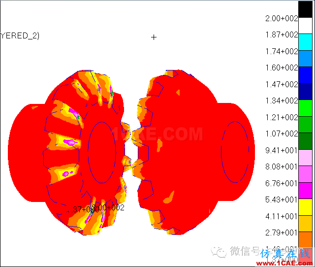 差速器齿轮疲劳寿命仿真分析方法研究ls-dyna分析图片16