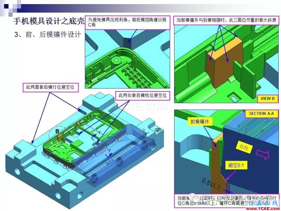 手机模具设计之底壳ug培训课程图片8