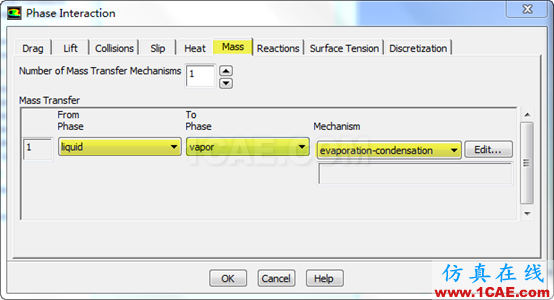 Fluent中的蒸发/冷凝模型实例fluent仿真分析图片9