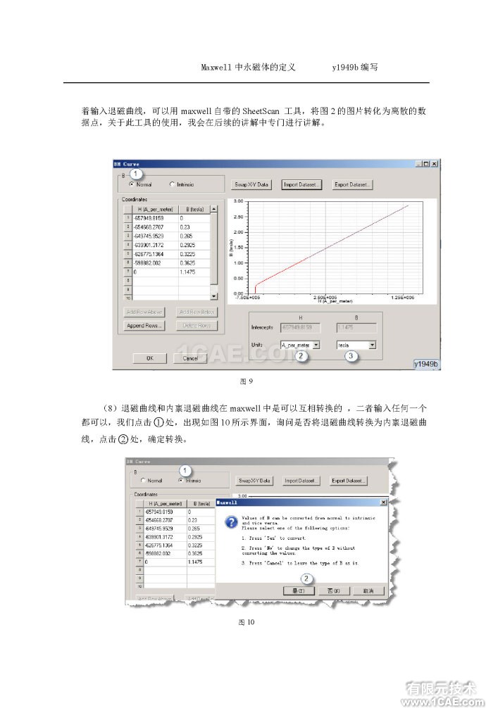 Maxwell中永磁体的定义