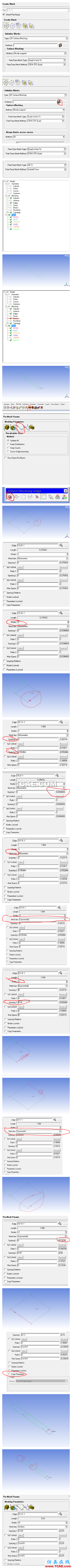 ICEM-extrude功能画圆柱绕流网格【转载】