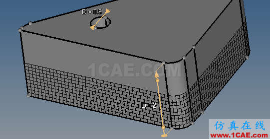 三维几何尺寸修改（Hypermesh基础入门<13>）hyperworks仿真分析图片14