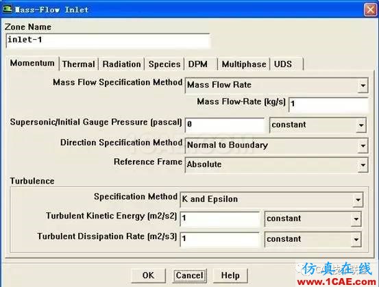 Fluent边界条件设置fluent图片4