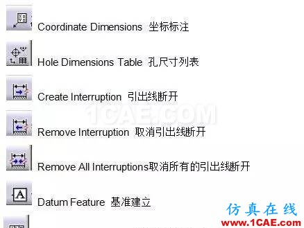 CATIA教程丨工程图（1）认识图标Catia技术图片5