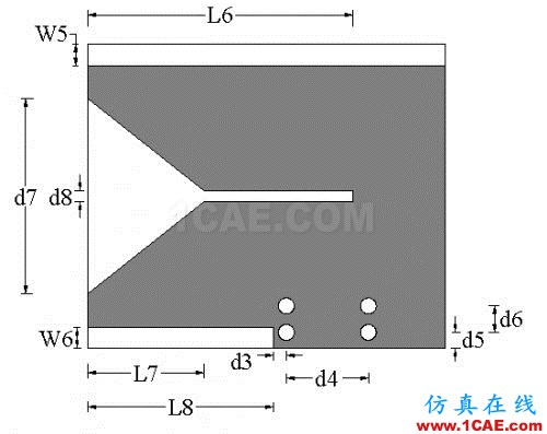 多层LCP技术的毫米波段超宽带槽天线设计【转发】HFSS分析图片7