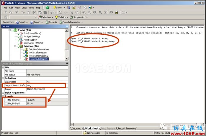 技术分享 | 【完结篇】 APDL在ANSYS WORKBENCH MECHANICAL中的应用—“Solution”中插入命令ansys分析图片4