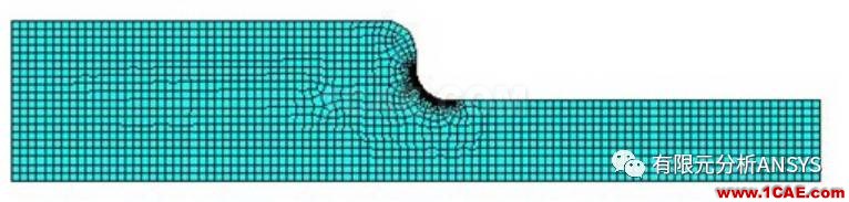 应力集中问题的考察--倒圆角情况ansys结果图片14