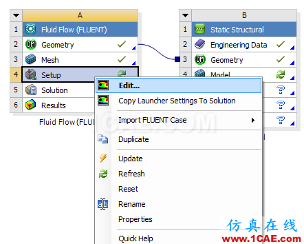 在 ANSYS Workbench中如何进行单向流固耦合计算fluent图片13