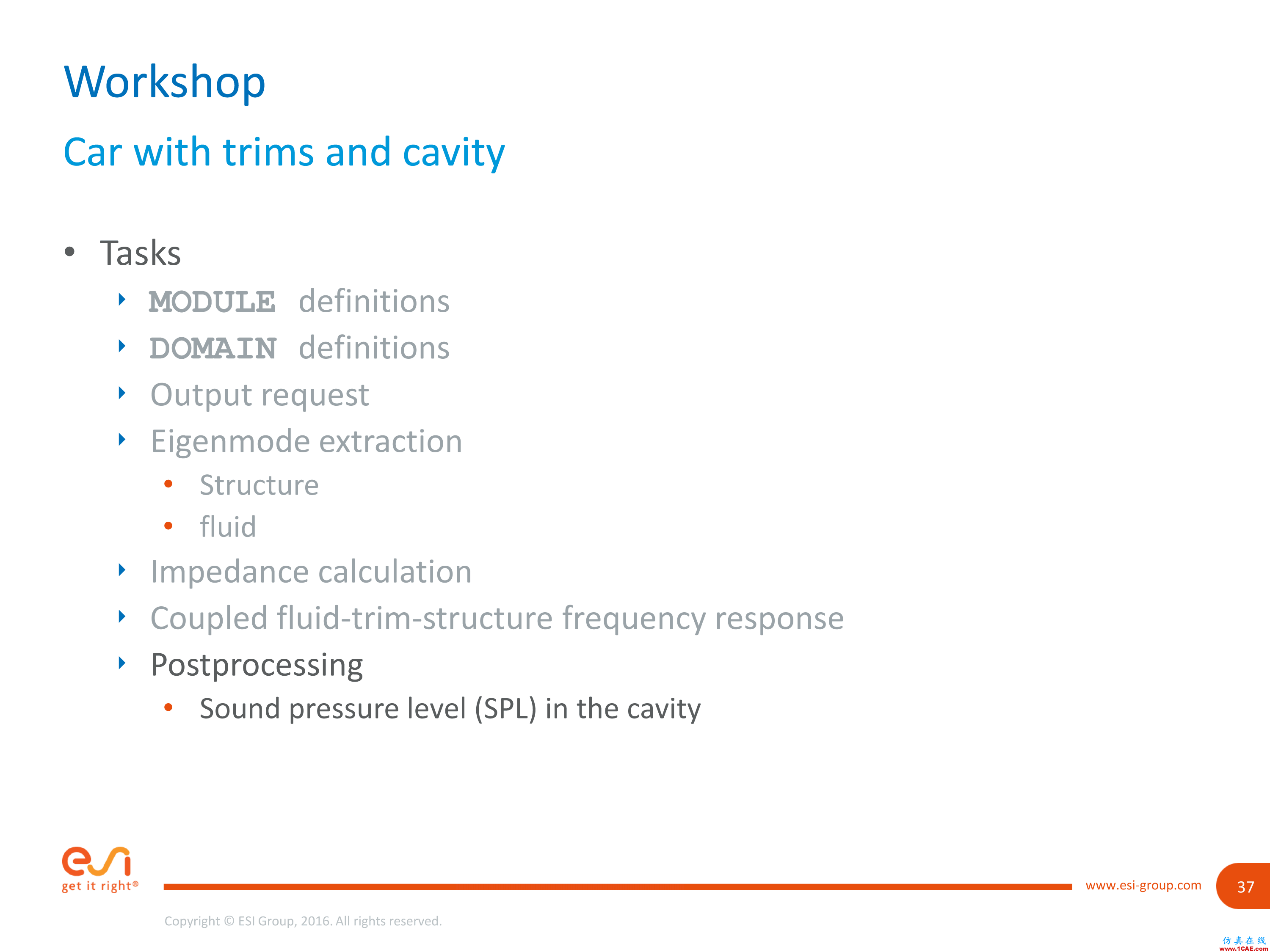 培训视频 | 如何计算VPS中具有内饰的车辆结构声响应cae-fea-theory图片38