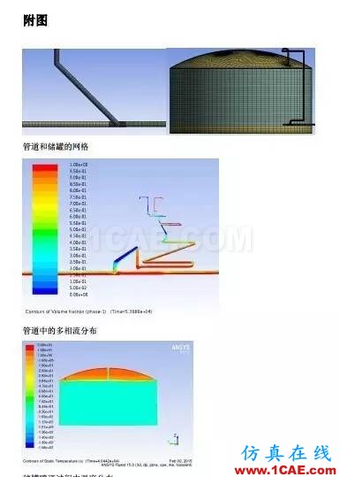 LNG管道、储罐的多相流计算fluent流体分析图片2