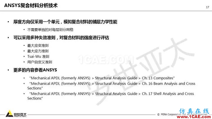 技术分享 | 58张PPT，带您了解ANSYS复合材料解决方案【转发】ansys分析图片17