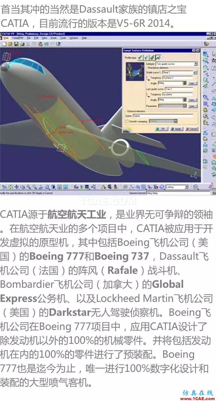 用CATIA还是UG，这是个问题 | 存干货Catia培训教程图片1