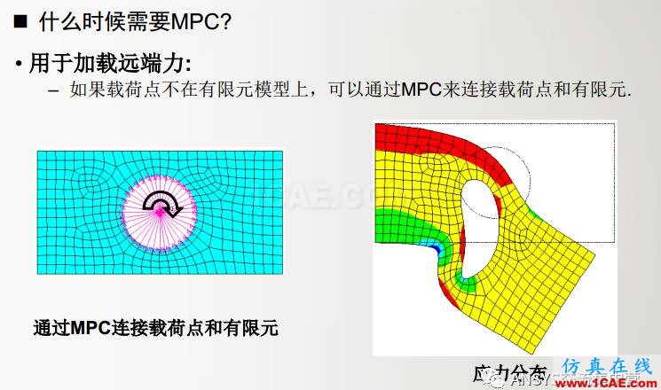 ansys技术专题之 多点约束(MPC)ansys分析图片7