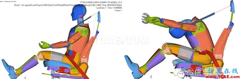 【汽车仿真】HYPERMESH-LS-DYNA实验与分析对比实例--前撞hypermesh分析图片2