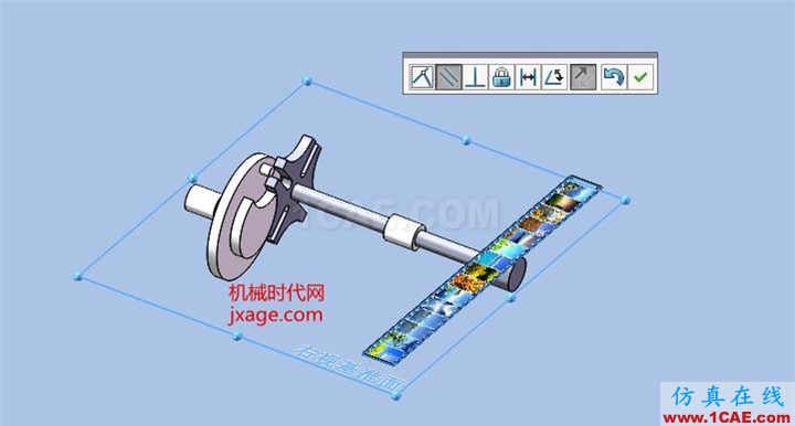 Solidworks电影抓片机构仿真solidworks simulation培训教程图片10