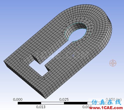 ansys workbench中Meshing建立virtual topology的作用ansys培训的效果图片8