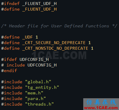 Fluent UDF【6】：预处理命令【转发】fluent仿真分析图片1