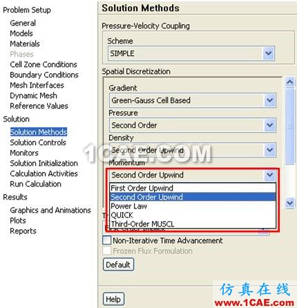 FLUENT中的求解器、算法和离散方法