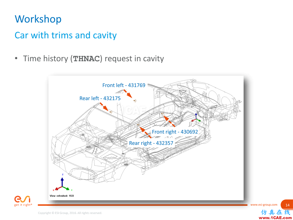 培训视频 | 如何计算VPS中具有内饰的车辆结构声响应cae-fea-theory图片15