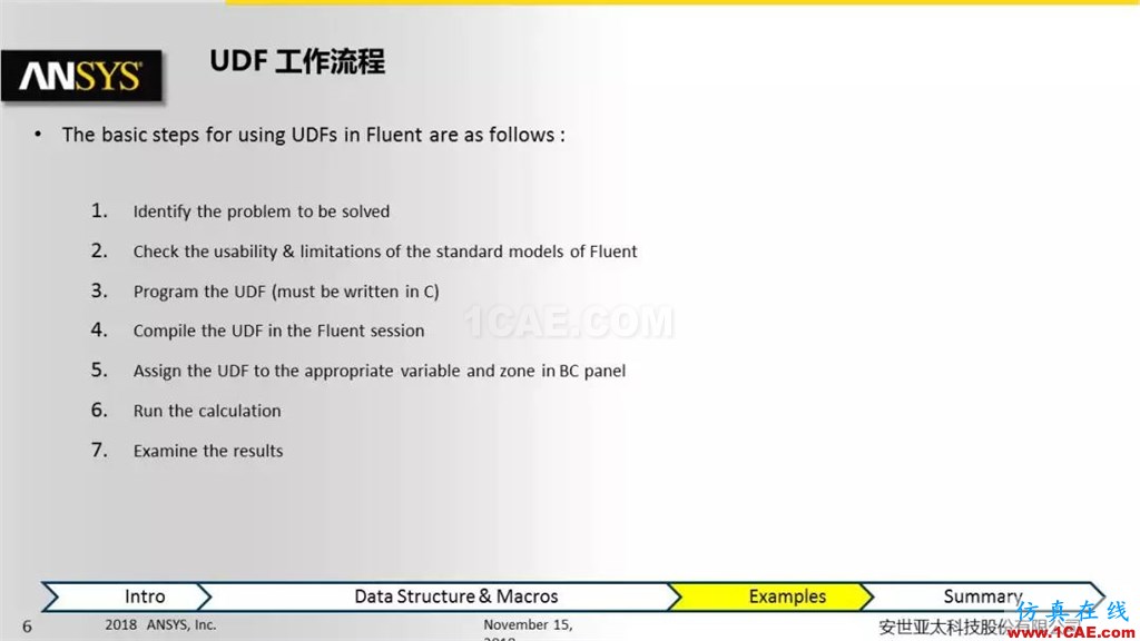 ANSYS Fluent UDF 功能概述fluent分析案例图片6