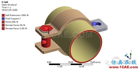 【干货】ANSYS workbench接触问题案例——卡箍连接ansys workbanch图片11