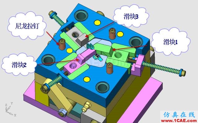 这套汽车传感器支架精密模具如何设计？ug设计教程图片22