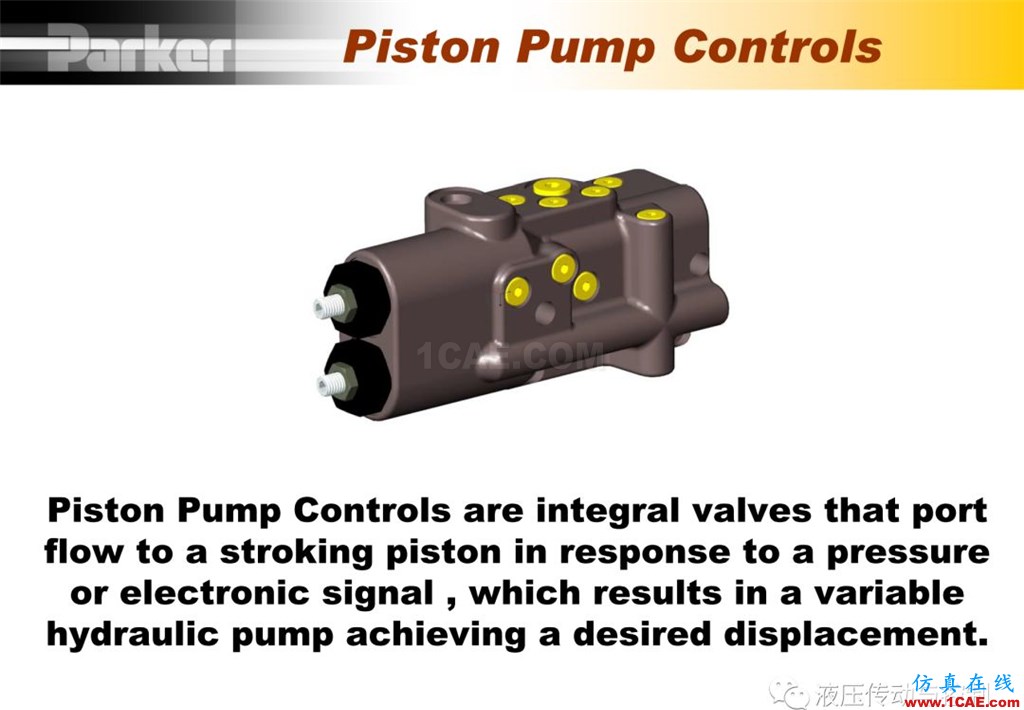 Parker变量柱塞泵详尽培训资料Pumplinx旋转机构有限元分析图片9