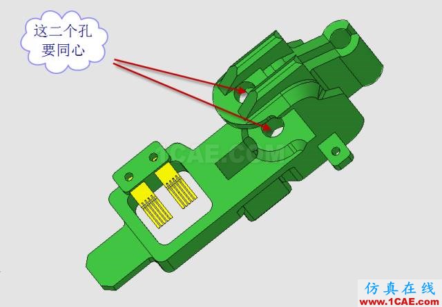 这套汽车传感器支架精密模具如何设计？ug设计案例图片2