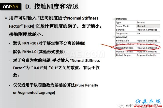 ANSYS技术专题之接触非线性ansys培训课程图片16