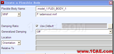 image 基于ANSYS-ADAMS的刚柔耦合仿真【转载】ansys workbanch图片17