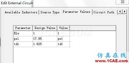 在Maxwell中如何设置扫描外电路参数Maxwell技术图片3