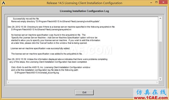 Win8下安装ANSYS 14.5详细步骤fluent仿真分析图片19