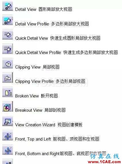 CATIA教程丨工程图（1）认识图标Catia培训教程图片2