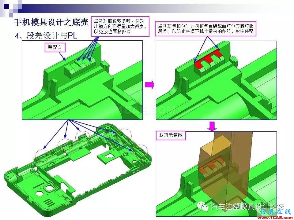 手机模具设计之底壳ug培训资料图片11