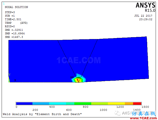 ANSYS生死单元之焊接过程模拟ansys分析案例图片3