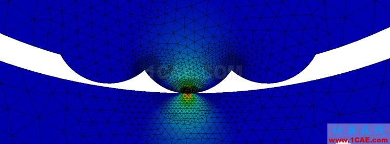 基于ANSYS Workbench软件Convergence工具判定求解收敛的简例——【钢丝绳赫兹接触分析】【转发】ansys结果图片10