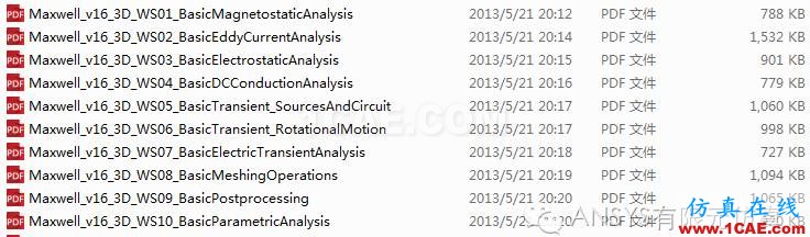 ANSYS Maxwell 电磁场官方培训资料&实例讲解Maxwell培训教程图片5