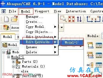 ABAQUS6.9版本XFEM(扩展有限元)例子的详细图解step by step