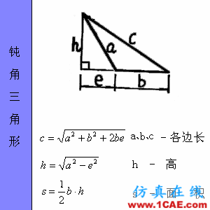 快接收，工程常用的各种图形计算公式都在这了！AutoCAD技术图片22