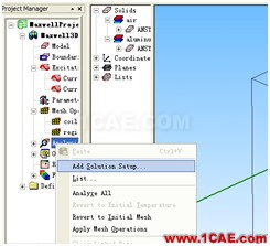 ANSYS Workbench与Ansoft Maxwell 电磁结构耦合案例Maxwell仿真分析图片24