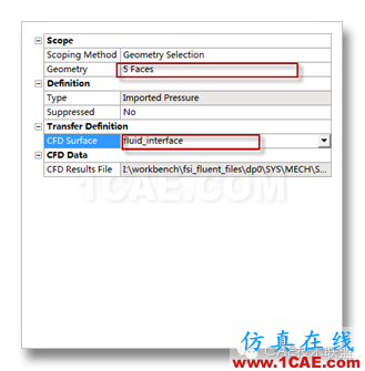 fluent单向流固耦合分析案例fluent分析图片15