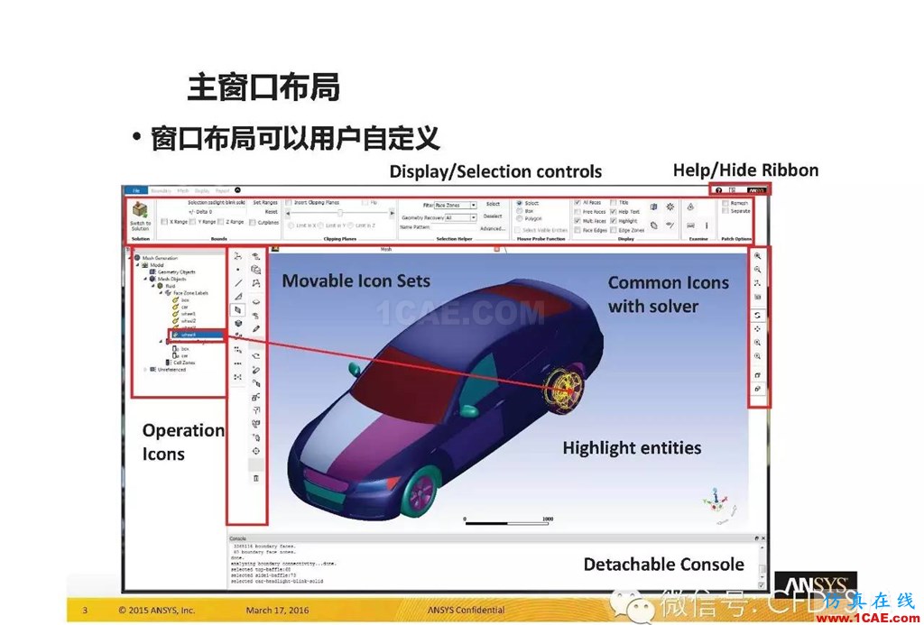 ANSYS17.0新技术资料分享：Fluent Meshing R17.0 革命性网格生成界面及流程fluent图片3