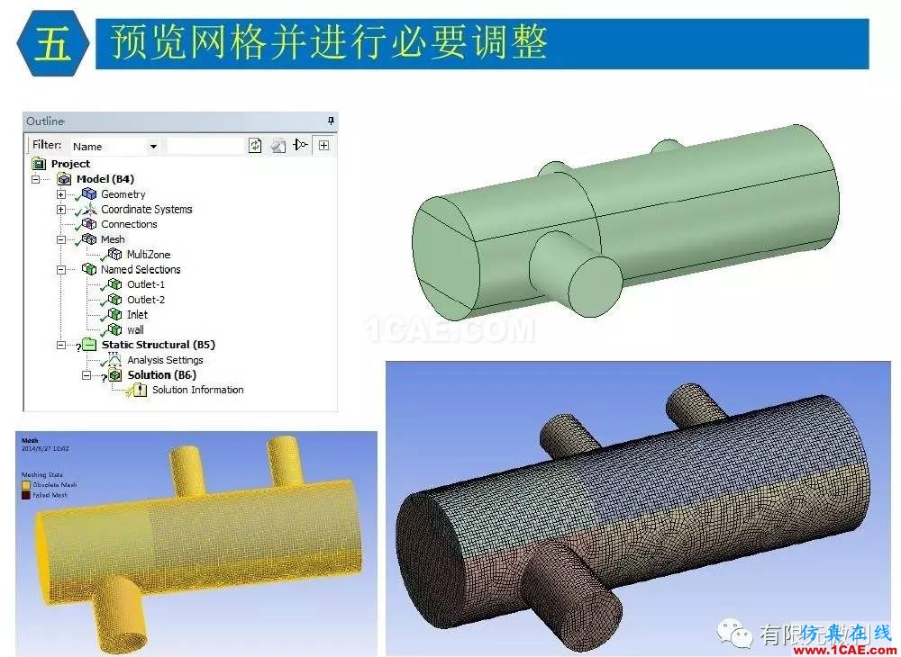 【有限元培训三】ANSYS-Workbench网格划分ansys仿真分析图片36