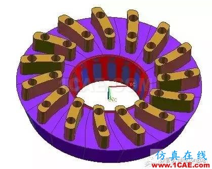 齿轮带着十五个行位弯抽芯，这图高清版ug设计图片6