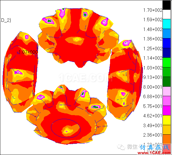 差速器齿轮疲劳寿命仿真分析方法研究ls-dyna分析图片13