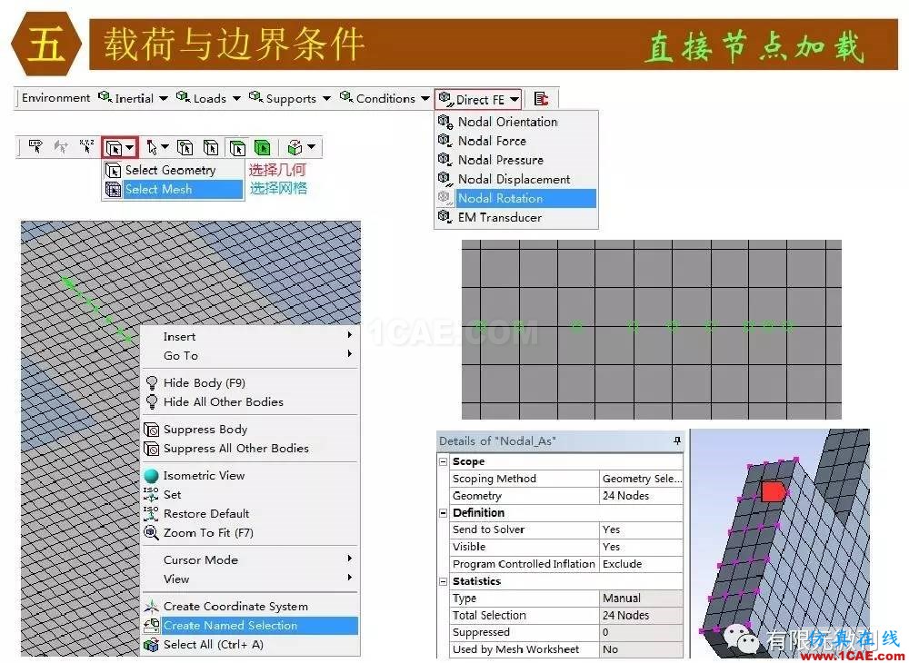 【有限元培训四】ANSYS-Workbench结构静力分析&模态分析ansys workbanch图片49